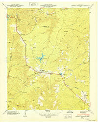 Campbell Junction Tennessee Historical topographic map, 1:24000 scale, 7.5 X 7.5 Minute, Year 1950