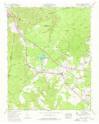 Campbell Junction Tennessee Historical topographic map, 1:24000 scale, 7.5 X 7.5 Minute, Year 1946