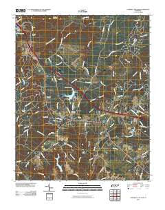 Campbell Junction Tennessee Historical topographic map, 1:24000 scale, 7.5 X 7.5 Minute, Year 2010