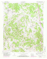 Campbells Station Tennessee Historical topographic map, 1:24000 scale, 7.5 X 7.5 Minute, Year 1949