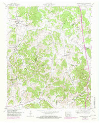 Campbells Station Tennessee Historical topographic map, 1:24000 scale, 7.5 X 7.5 Minute, Year 1949