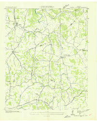 Campbells Station Tennessee Historical topographic map, 1:24000 scale, 7.5 X 7.5 Minute, Year 1936