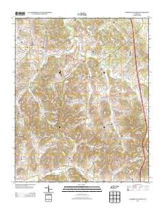 Campbells Station Tennessee Historical topographic map, 1:24000 scale, 7.5 X 7.5 Minute, Year 2013