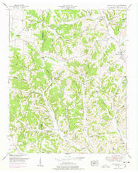 Campbellsville Tennessee Historical topographic map, 1:24000 scale, 7.5 X 7.5 Minute, Year 1951