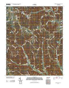 Campbellsville Tennessee Historical topographic map, 1:24000 scale, 7.5 X 7.5 Minute, Year 2010