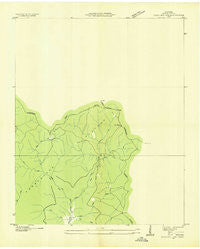 Cane Hollow Tennessee Historical topographic map, 1:24000 scale, 7.5 X 7.5 Minute, Year 1936