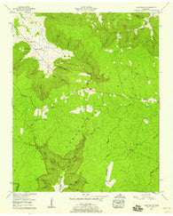 Cane Hollow Tennessee Historical topographic map, 1:24000 scale, 7.5 X 7.5 Minute, Year 1956