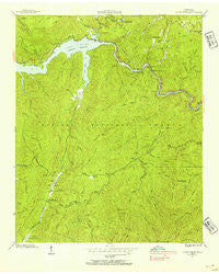 Caney Creek Tennessee Historical topographic map, 1:24000 scale, 7.5 X 7.5 Minute, Year 1938