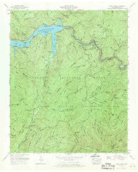 Caney Creek Tennessee Historical topographic map, 1:24000 scale, 7.5 X 7.5 Minute, Year 1967