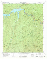 Caney Creek Tennessee Historical topographic map, 1:24000 scale, 7.5 X 7.5 Minute, Year 1967