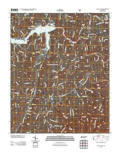 Caney Creek Tennessee Historical topographic map, 1:24000 scale, 7.5 X 7.5 Minute, Year 2011