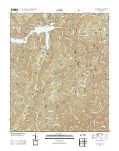 Caney Creek Tennessee Historical topographic map, 1:24000 scale, 7.5 X 7.5 Minute, Year 2013