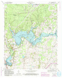 Capitol Hill Tennessee Historical topographic map, 1:24000 scale, 7.5 X 7.5 Minute, Year 1972