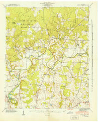 Capitol Hill Tennessee Historical topographic map, 1:24000 scale, 7.5 X 7.5 Minute, Year 1941