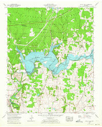 Capitol Hill Tennessee Historical topographic map, 1:24000 scale, 7.5 X 7.5 Minute, Year 1962