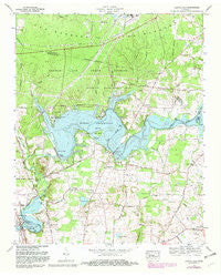 Capitol Hill Tennessee Historical topographic map, 1:24000 scale, 7.5 X 7.5 Minute, Year 1972