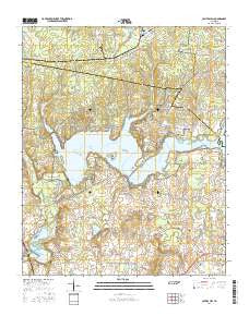 Capitol Hill Tennessee Current topographic map, 1:24000 scale, 7.5 X 7.5 Minute, Year 2016