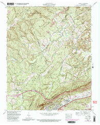 Cardiff Tennessee Historical topographic map, 1:24000 scale, 7.5 X 7.5 Minute, Year 1968