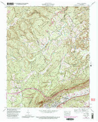 Cardiff Tennessee Historical topographic map, 1:24000 scale, 7.5 X 7.5 Minute, Year 1968