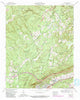 Cardiff Tennessee Historical topographic map, 1:24000 scale, 7.5 X 7.5 Minute, Year 1968