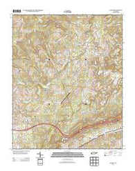 Cardiff Tennessee Historical topographic map, 1:24000 scale, 7.5 X 7.5 Minute, Year 2013