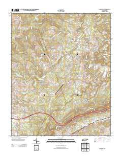 Cardiff Tennessee Historical topographic map, 1:24000 scale, 7.5 X 7.5 Minute, Year 2013