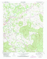 Cardwell Mountain Tennessee Historical topographic map, 1:24000 scale, 7.5 X 7.5 Minute, Year 1957