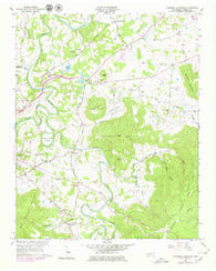 Cardwell Mountain Tennessee Historical topographic map, 1:24000 scale, 7.5 X 7.5 Minute, Year 1957