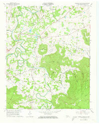Cardwell Mountain Tennessee Historical topographic map, 1:24000 scale, 7.5 X 7.5 Minute, Year 1957