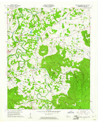 Cardwell Mountain Tennessee Historical topographic map, 1:24000 scale, 7.5 X 7.5 Minute, Year 1957
