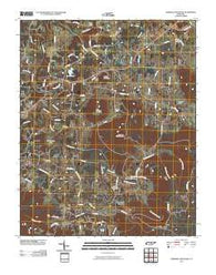 Cardwell Mountain Tennessee Historical topographic map, 1:24000 scale, 7.5 X 7.5 Minute, Year 2010