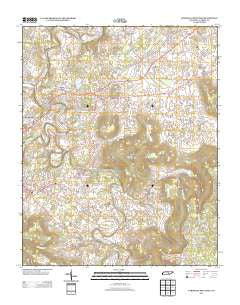 Cardwell Mountain Tennessee Historical topographic map, 1:24000 scale, 7.5 X 7.5 Minute, Year 2013