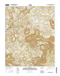 Cardwell Mountain Tennessee Current topographic map, 1:24000 scale, 7.5 X 7.5 Minute, Year 2016