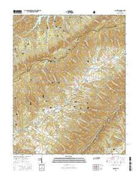 Carter Tennessee Current topographic map, 1:24000 scale, 7.5 X 7.5 Minute, Year 2016