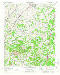 Carters Creek Tennessee Historical topographic map, 1:24000 scale, 7.5 X 7.5 Minute, Year 1965