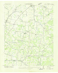 Carters Creek Tennessee Historical topographic map, 1:24000 scale, 7.5 X 7.5 Minute, Year 1936