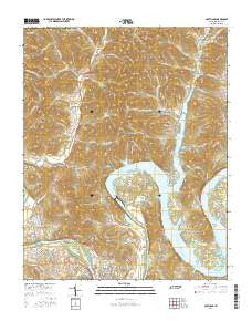 Carthage Tennessee Current topographic map, 1:24000 scale, 7.5 X 7.5 Minute, Year 2016