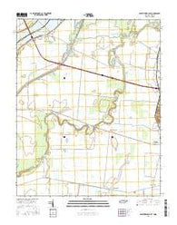 Caruthersville SE Tennessee Current topographic map, 1:24000 scale, 7.5 X 7.5 Minute, Year 2016