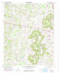 Cassville Tennessee Historical topographic map, 1:24000 scale, 7.5 X 7.5 Minute, Year 1960