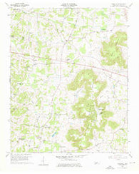 Cassville Tennessee Historical topographic map, 1:24000 scale, 7.5 X 7.5 Minute, Year 1960