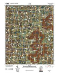 Cassville Tennessee Historical topographic map, 1:24000 scale, 7.5 X 7.5 Minute, Year 2010