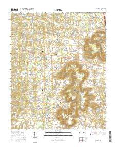 Cassville Tennessee Current topographic map, 1:24000 scale, 7.5 X 7.5 Minute, Year 2016