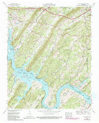 Cave Creek Tennessee Historical topographic map, 1:24000 scale, 7.5 X 7.5 Minute, Year 1968