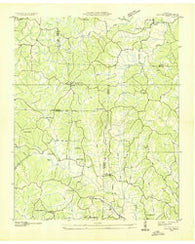 Cavvia Tennessee Historical topographic map, 1:24000 scale, 7.5 X 7.5 Minute, Year 1936