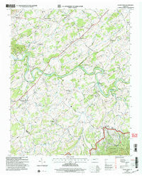 Cedar Creek Tennessee Historical topographic map, 1:24000 scale, 7.5 X 7.5 Minute, Year 2003