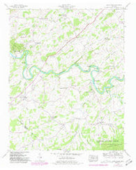 Cedar Creek Tennessee Historical topographic map, 1:24000 scale, 7.5 X 7.5 Minute, Year 1939