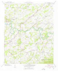 Cedar Creek Tennessee Historical topographic map, 1:24000 scale, 7.5 X 7.5 Minute, Year 1939
