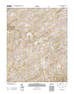 Cedar Creek Tennessee Historical topographic map, 1:24000 scale, 7.5 X 7.5 Minute, Year 2013