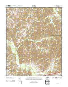 Cedar Grove Tennessee Historical topographic map, 1:24000 scale, 7.5 X 7.5 Minute, Year 2013