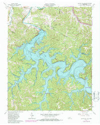 Center Hill Dam Tennessee Historical topographic map, 1:24000 scale, 7.5 X 7.5 Minute, Year 1962